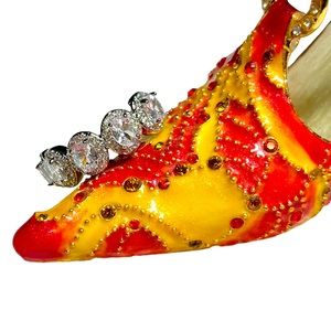 💍Half eternity ring oval halo stones -925